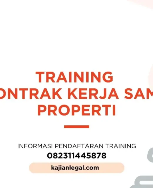 PELATIHAN KONTRAK KERJA SAMA PROPERTI JAKARTA