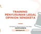 PELATIHAN PENYUSUNAN LEGAL OPINION SENGKETA JAKARTA