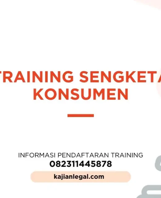 PELATIHAN SENGKETA KONSUMEN JAKARTA