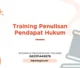 TRAINING PENULISAN PENDAPAT HUKUM JOGJA