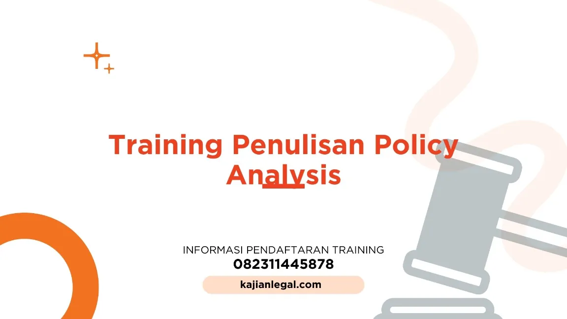 TRAINING PENULISAN POLICY ANALYSIS JOGJA