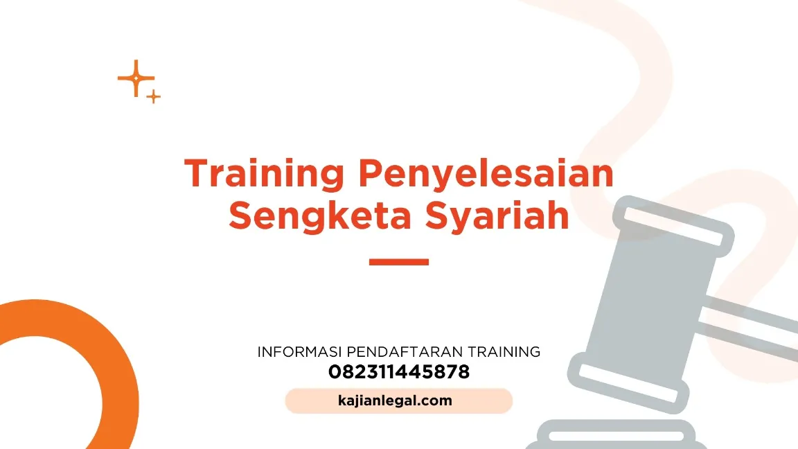 TRAINING PENYELESAIAN SENGKETA SYARIAH JOGJA