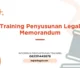 TRAINING PENYUSUNAN LEGAL MEMORANDUM JOGJA