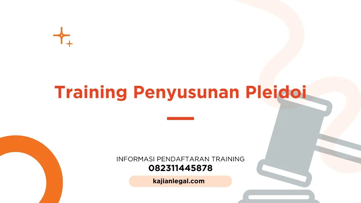 TRAINING PENYUSUNAN PLEIDOI JOGJA