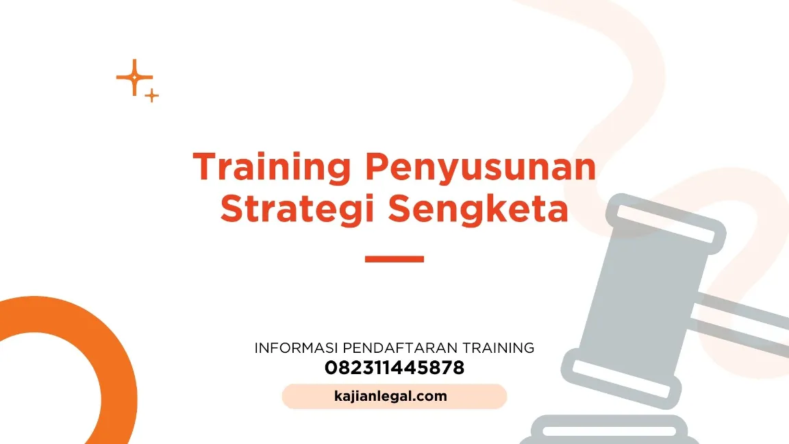 TRAINING PENYUSUNAN STRATEGI SENGKETA JOGJA