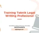 TRAINING TEKNIK LEGAL WRITING PROFESIONAL JOGJA