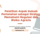 PELATIHAN ASPEK HUKUM PERTANAHAN JOGJA