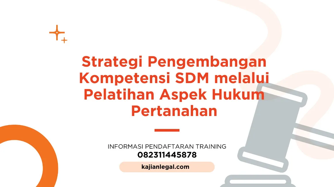 PELATIHAN ASPEK HUKUM PERTANAHAN JOGJA