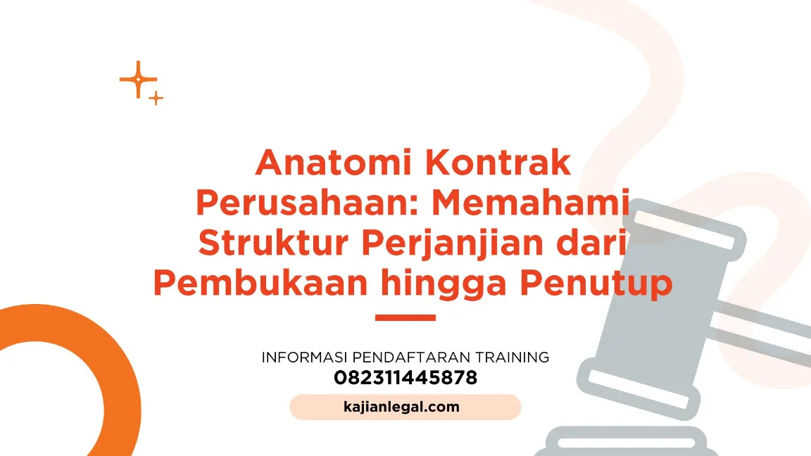 STRUKTUR KONTRAK PERUSAHAAN JOGJA