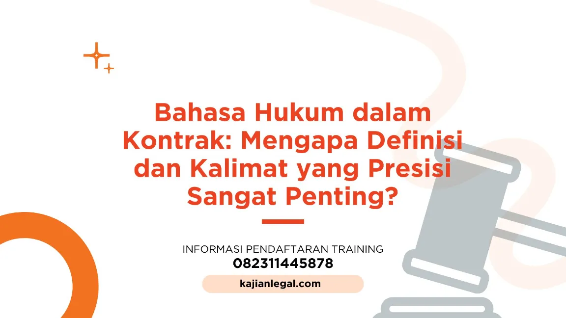 BAHASA HUKUM KONTRAK JOGJA