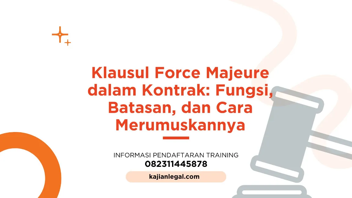 KLAUSUL FORCE MAJEURE JOGJA